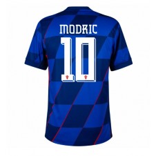 Kroatien Luka Modric #10 Bortatröja EM 2024 Korta ärmar